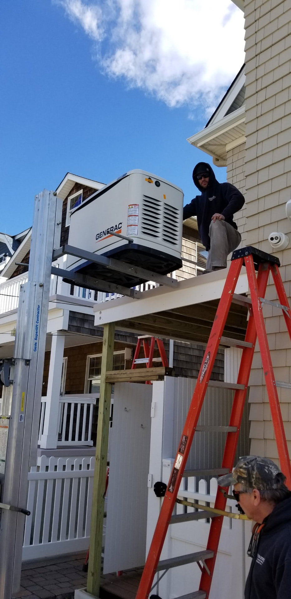 Elevated Generator Set